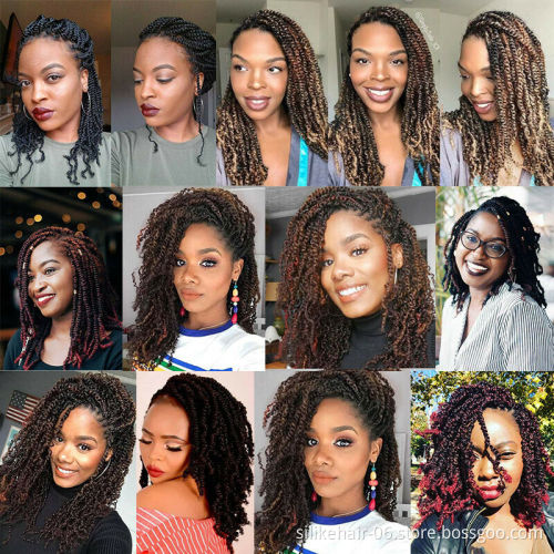 Pre-twisted Passion Twist Hair 22 inch Passion Twist Crochet Hair Pre Looped Bohemian  Synthetic Braiding Passion Twist hair